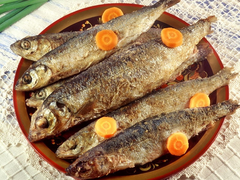 Барабулька жареная