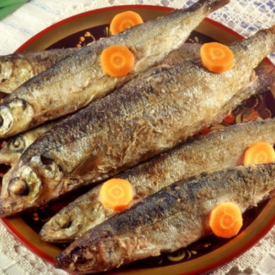 Барабулька жареная