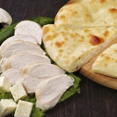 Пирог с курицей и грибами