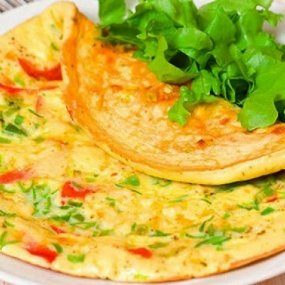 Омлет с овощами