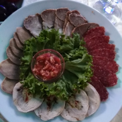 Мясная тарелка