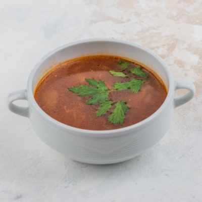 Борщ красный на легком курином бульоне