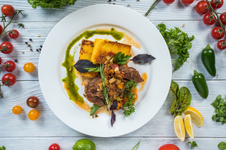 Osso buco из голяшки ягнёнка