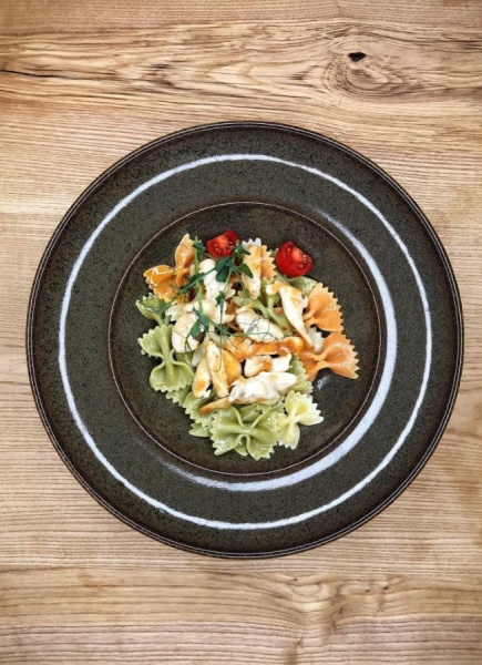 Паста Бабочки с курицей