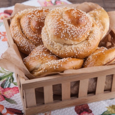 Слойка с сыром и шпинатом