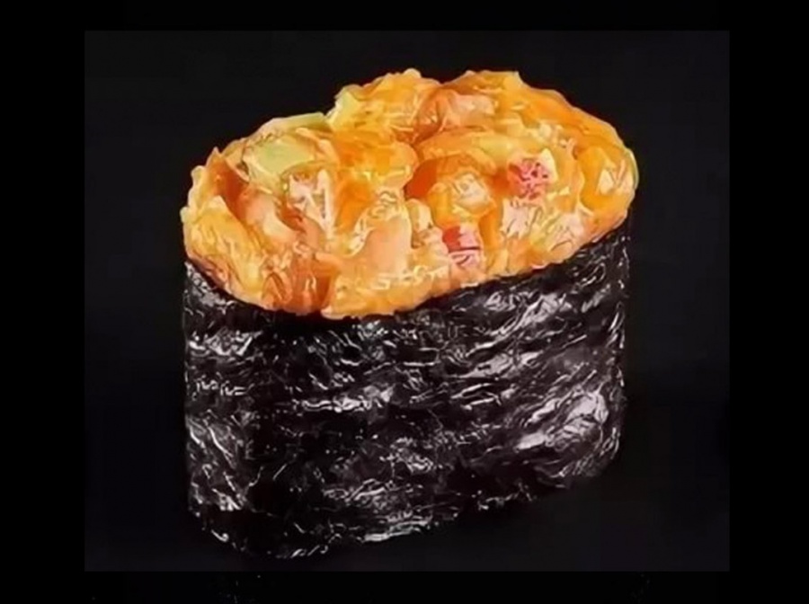Суши запечённая с креветкой