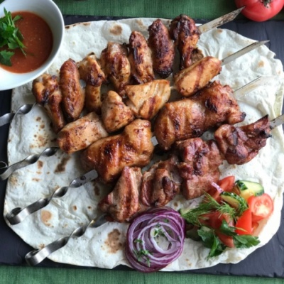 Шашлык из свиной шеи
