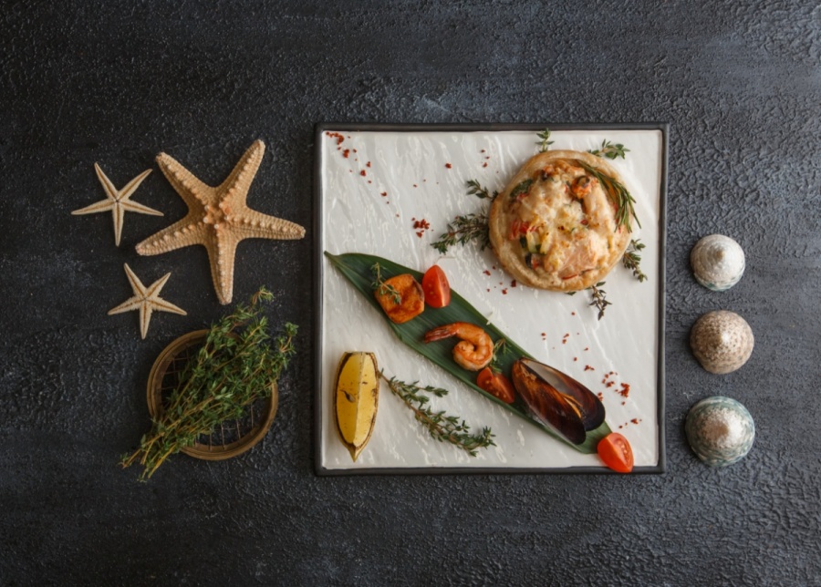 Кокиль из морепродуктов