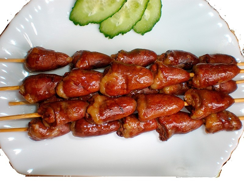 Куриные сердечки