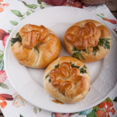 Слойка с мясом