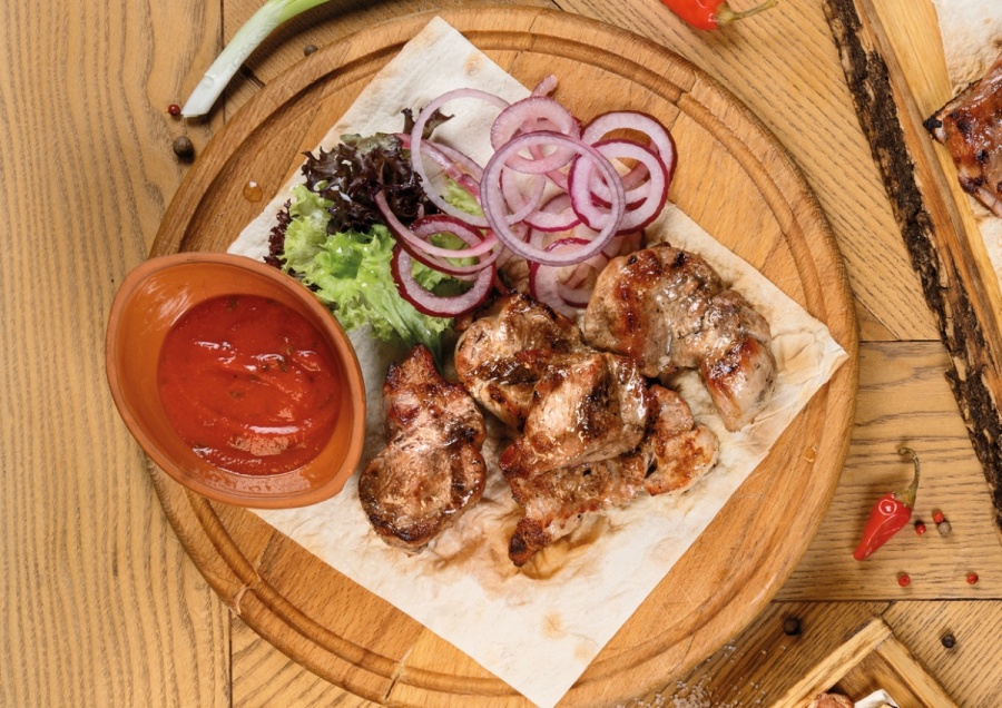 Шашлык из свиной шеи