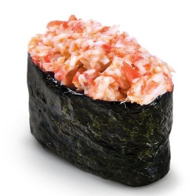 Гункан с крабом и спайси соусом