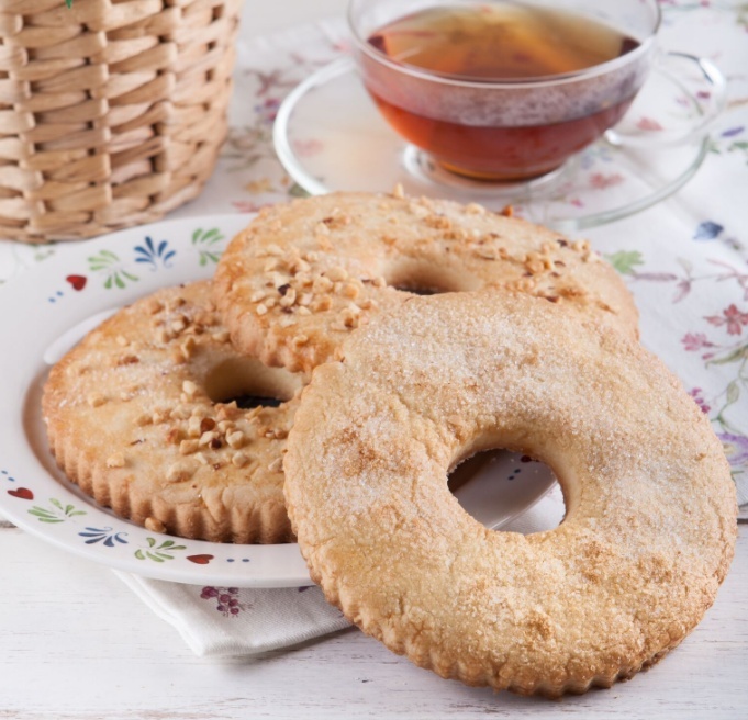 Коржик сахарный