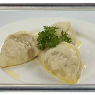 Вареники с мясом и луком