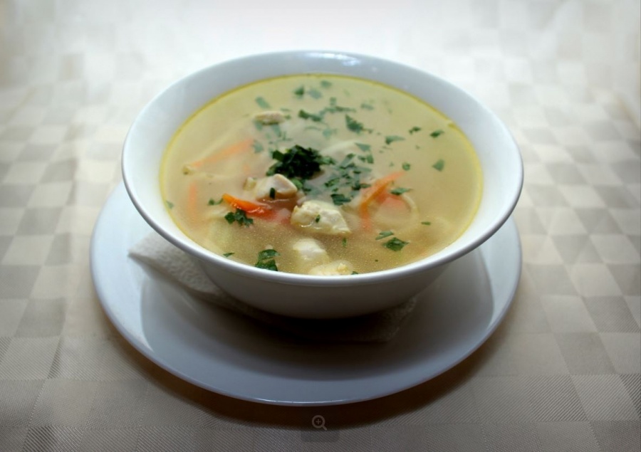 Лапша с курицей