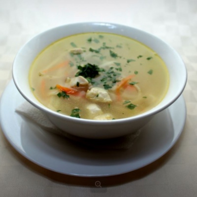 Лапша с курицей