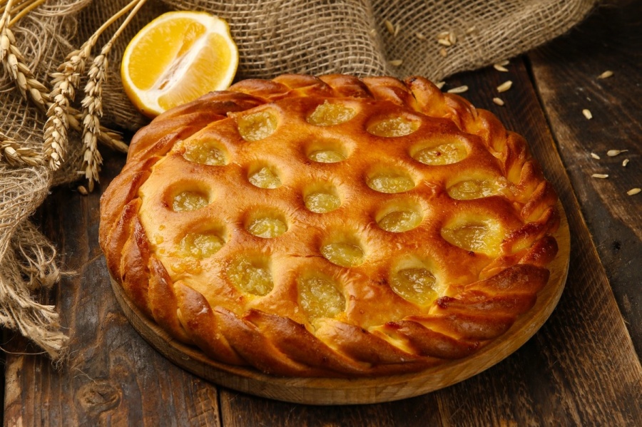 Пирог с лимоном