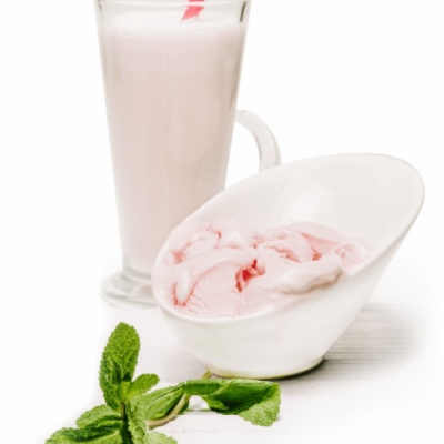 Клубничный милкшейк