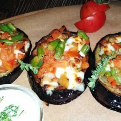 Баклажан с сыром