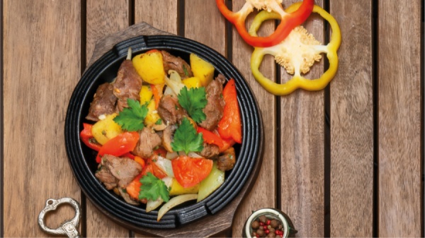Жаркое с говядиной и овощами