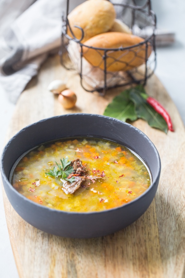 Рассольник с курицей