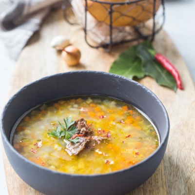 Рассольник с курицей