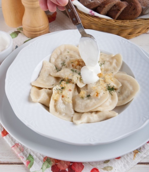 Вареники с картофелем и грибами