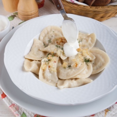 Вареники с картошкой и грибами