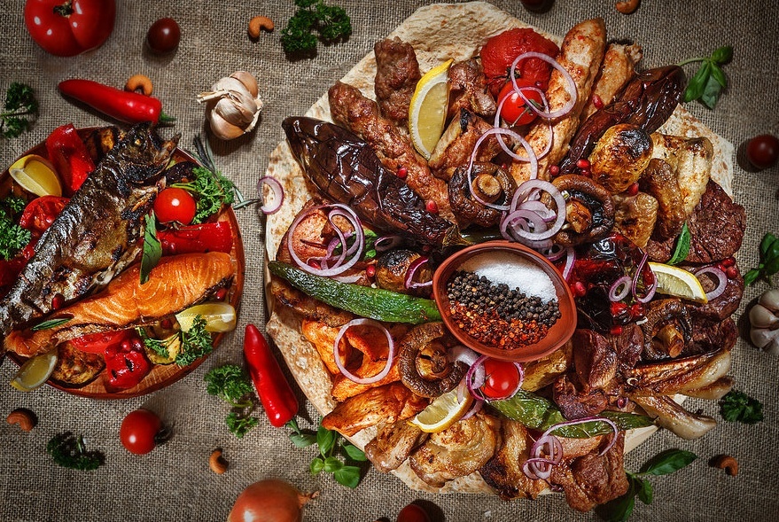 Шашлык из курицы филе грудки