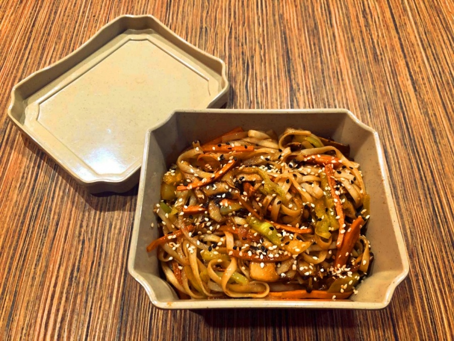 Удон с овощами