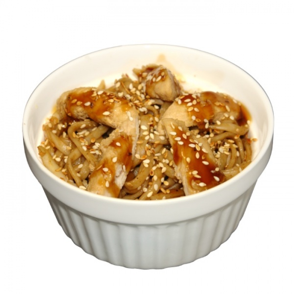 Wok с курицей терияки и соусом