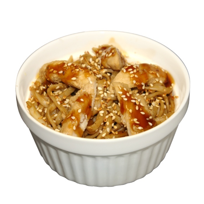 Wok с курицей терияки и соусом