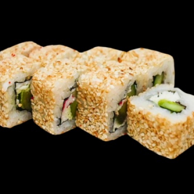 Ролл Калифорния в кунжуте