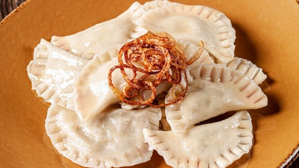 Вареники с грибами