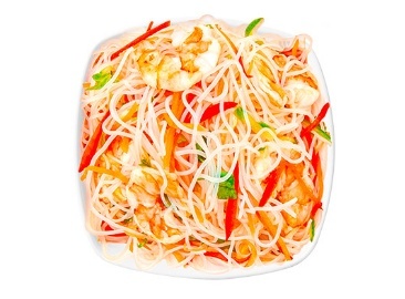 Фреш Wok с креветкой