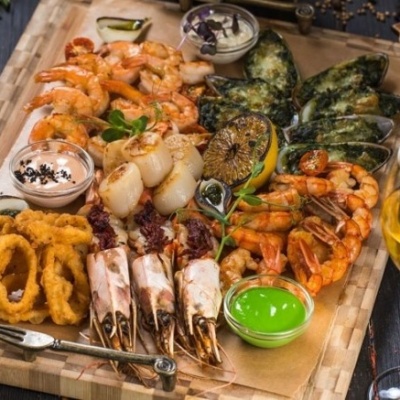 Закуска из морепродуктов
