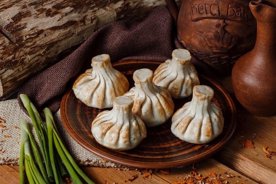 Жареные хинкали свиноговяжие