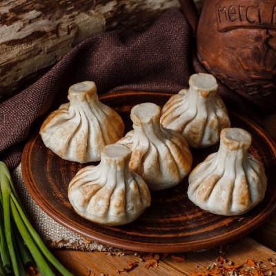 Жареные хинкали свиноговяжие
