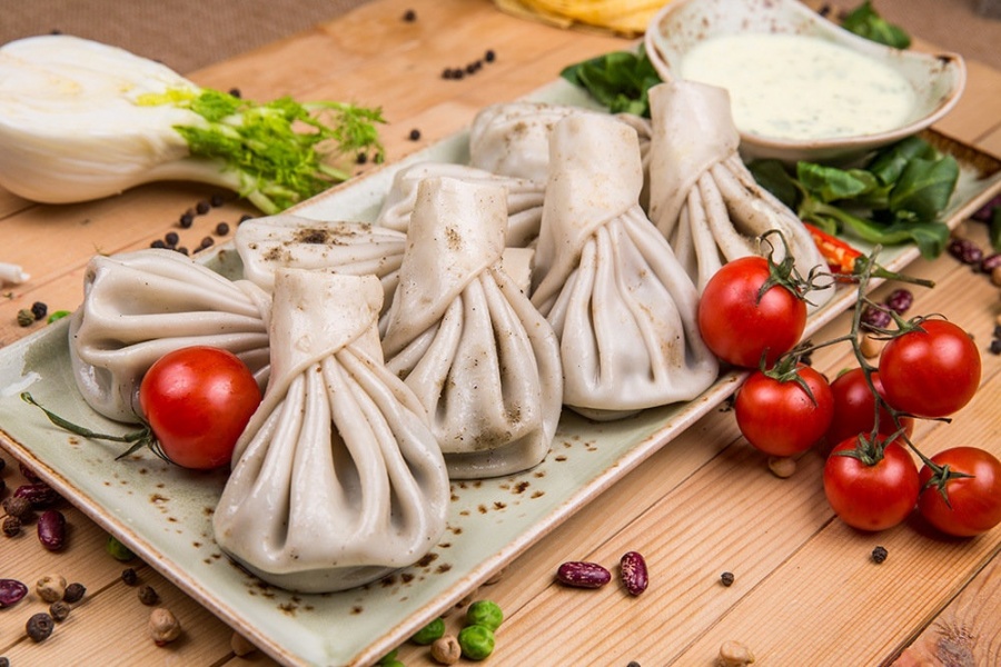 Хинкали с бараниной