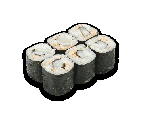 Острый ролл с кальмаром