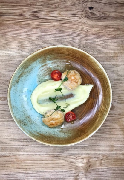 Куриные котлетки с картофельным пюре