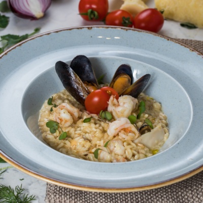 Ризотто с морепродуктами