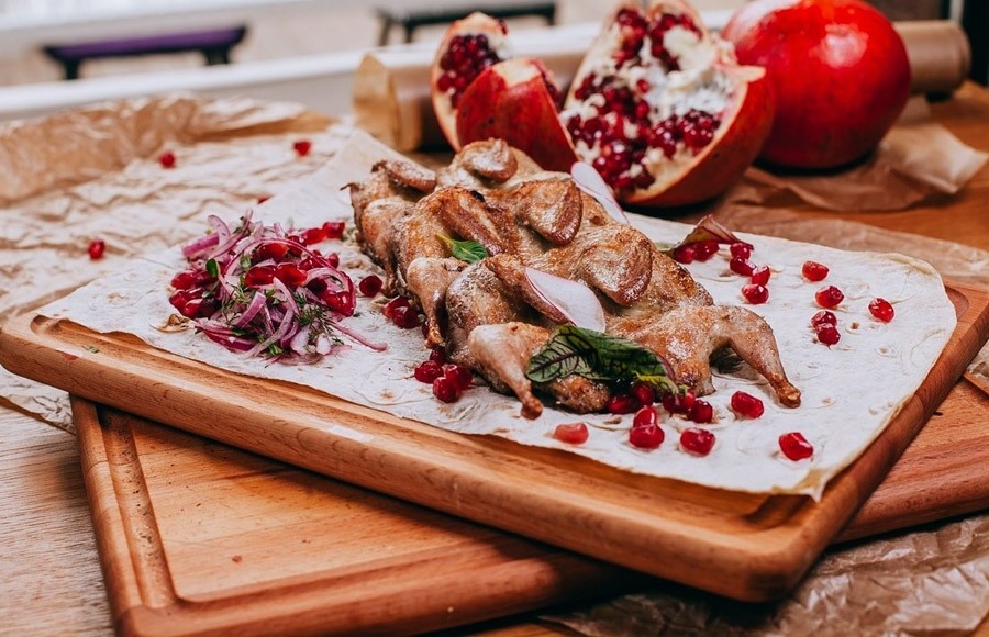 Шашлык из фермерской перепелки
