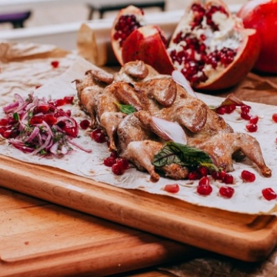Шашлык из фермерской перепелки