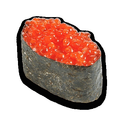 Икура суши (икра тобико)