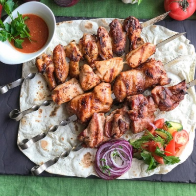 Шашлык из бедра индейки