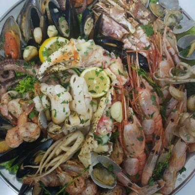 Большой сет из морепродуктов
