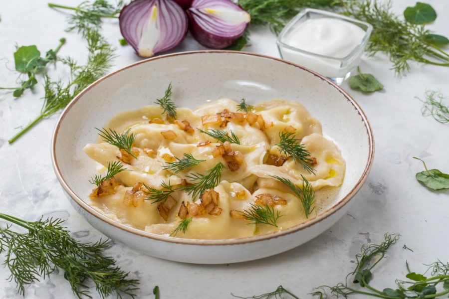 Вареники с картофелем