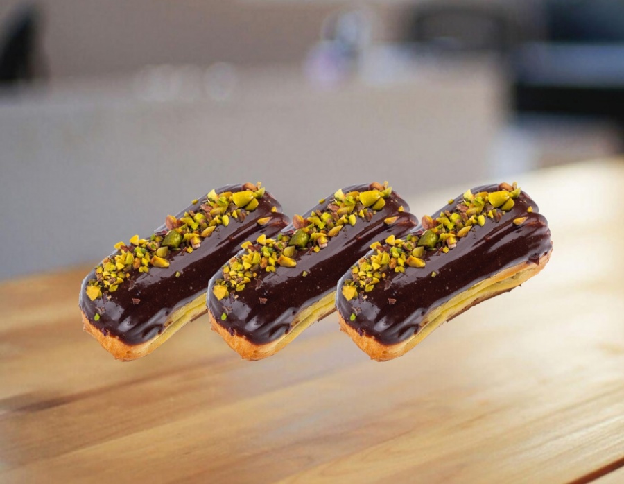 Мини эклер шоколадный