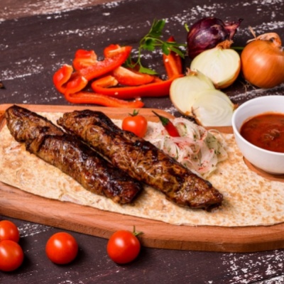 Шашлык из говяжьей печени